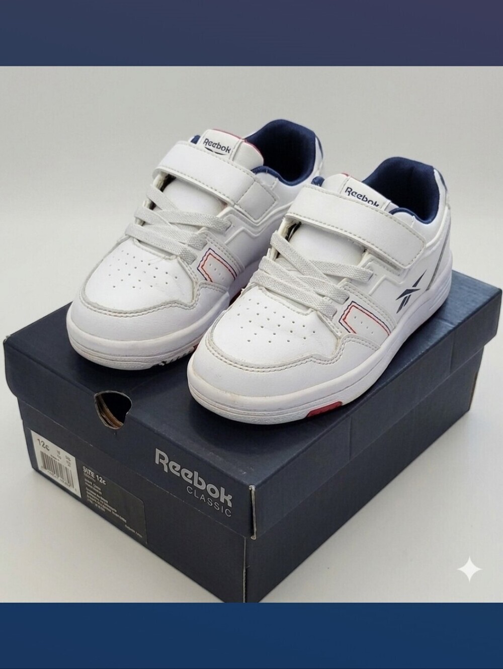 Reebok Sneakers Boys Toddler size 9K Velcro Closer - Picture 2 of 6